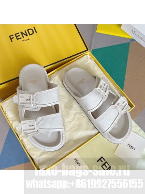 Fendi Feel Unisex Flat Slide Sandals 010