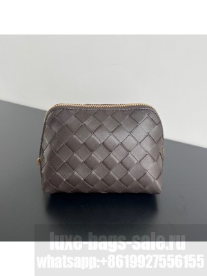 Bottega Veneta Intrecciato Beauty Pouch 764044 Fondant