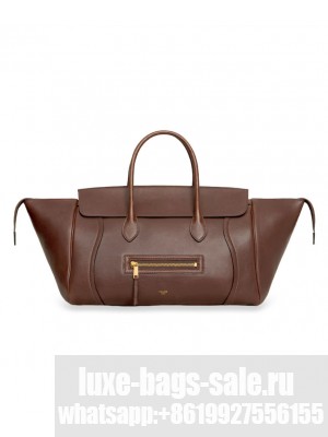 Celine Medium New Luggage In Supple Shiny Lambskin Mauve