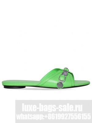 Balenciaga Women's Cagole Sandal Green
