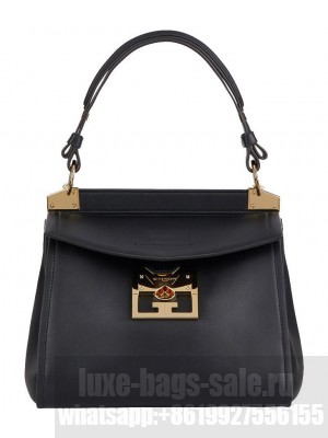 Givenchy Mini Mystic Leather Top Handle Bag Black
