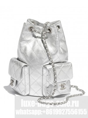 Chanel Backpack AS5310 Silver