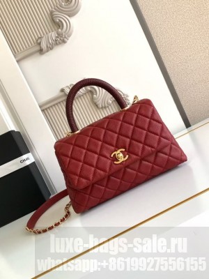 Chanel FLAP BAG WITH TOP HANDLE 92990-11