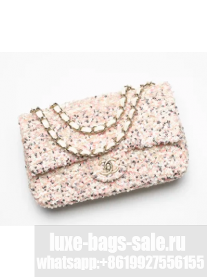 CHANEL EVENING BAG AS4298 White & Silver