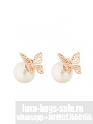 Christian Dior Women's Dior Tribales Earrings Golden