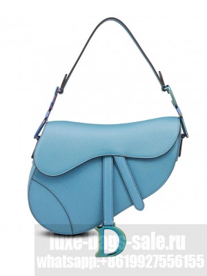 Christian Dior Saddle Bag Blue