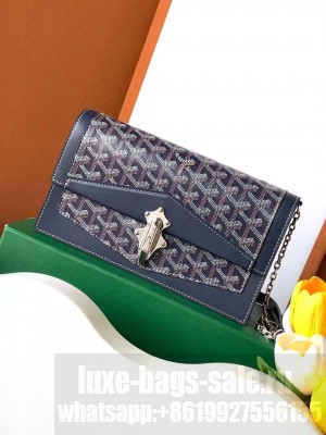 Goyard Duchesse Marie-Caroline Bag Navy Blue