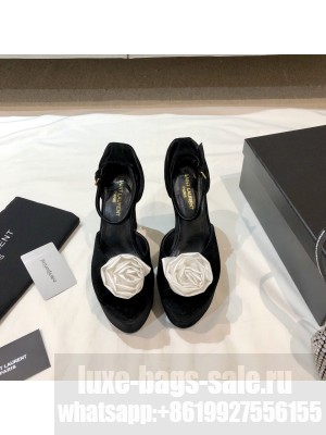 Saint Laurent 4cm Platform Heel 13.5cm High Heel Sandals 2022 Collection 04