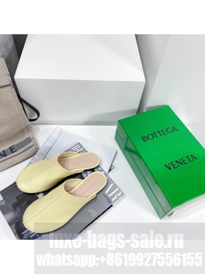 Bottega Veneta DOT SOCK Yellow Lambskin Flat slippers Sandals 2021 Collection