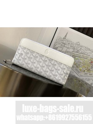 Goyard Matignon GM Wallet White