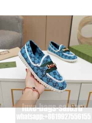 GUCCI GG multicolor Loafer Blue 2021 Collection