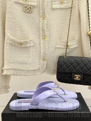Chanel Flat Slide Thong Sandals 2025 02