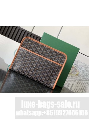 Goyard Jouvence MM Toiletry Bag Black & Tan