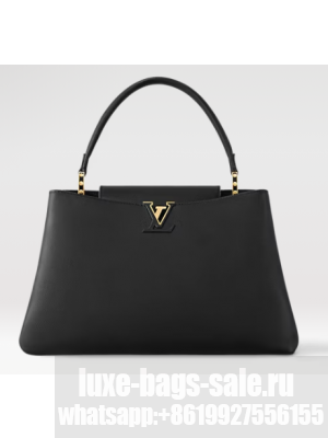 Louis Vuitton Capucines GM Souple M24607 black