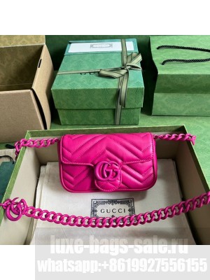 Gucci GG Marmont belt bag 699757 plum