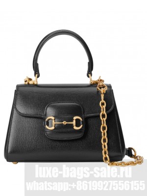 Gucci Horsebit 1955 Mini Bag 703848 Black