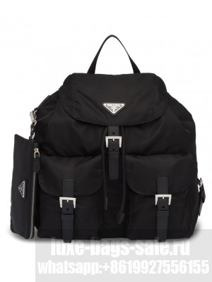Prada Re-Nylon Medium Backpack 1BZ811 Black