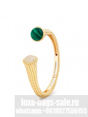 Van Cleef & Arpels Perlee Couleurs Bracelet, Small Model Green