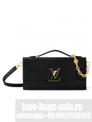 Louis Vuitton Wallet On Chain Capucines M12143 Black