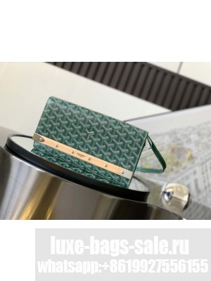 Goyard Monte-Carlo PM Clutch Green