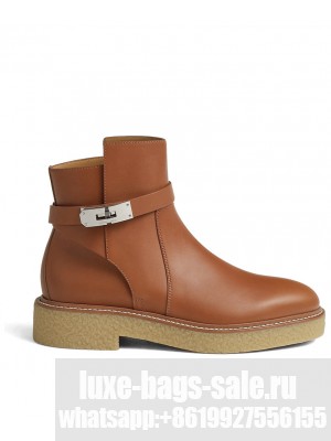 Hermes Women's History Ankle Boot Coffee