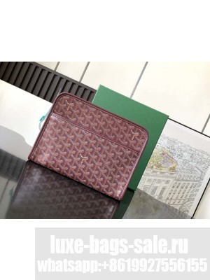 Goyard Jouvence MM Toiletry Bag Burgundy
