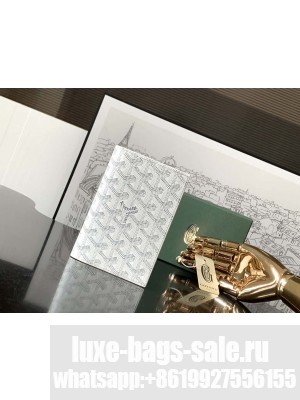 Goyard Grenelle Passport Cover White
