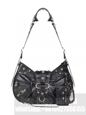 Balenciaga Le Cagole Medium Shoulder Bag Black