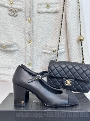 Chanel Women's Mary Jane 7cm Pump 2023 Black