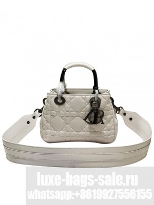 Christian Dior Small Lady 95.22 Bag Cream