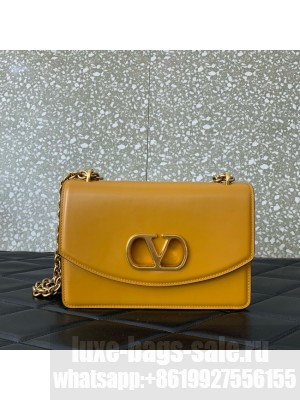 VALENTINO Loco Calf leather bag WB0R16  yellow