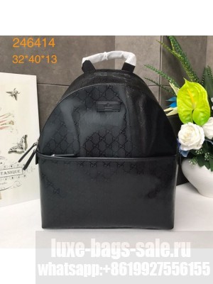 Gucci GG Fabric Backpack 246414 Black 2019 Collection