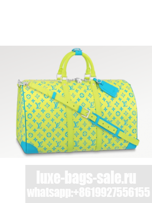 Louis Vuitton Keepall Bandouliere 50 M21869 Lime Green