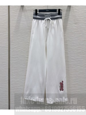Christian Dior Women's Dior And Kaws Track Pants White