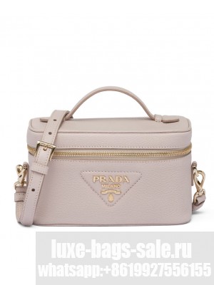Prada Leather Mini-bag 1BH202 Pink