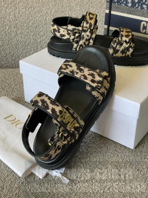 Dior DiorAct Calfskin Flat Strap Sandals 2023 02