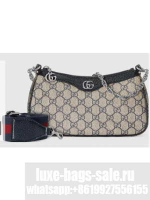 Gucci OPHIDIA GG SMALL HANDBAG 735132 Blue