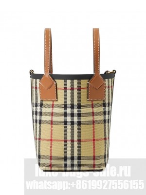 Burberry Mini London Tote Bag Coffee