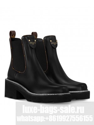 Louis Vuitton Women's LV Beaubourg Ankle Boot 1A8949 Black