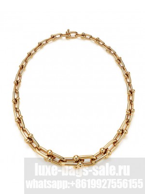 Tiffany Graduated Link Necklace Golden