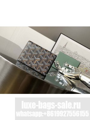 Goyard Malesherbes Card Wallet Black & Tan