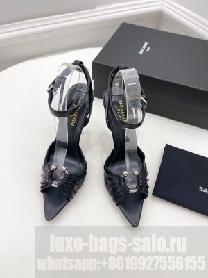 Saint Laurent 10cm Patent Leather Sandals 2022 Collection 011