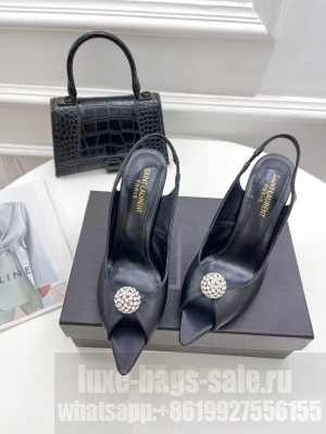 Saint Laurent 10cm Patent Leather Sandals 2022 Collection 014