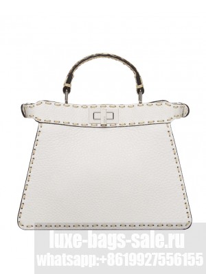 Fendi Peekaboo ISeeU Small 8BN327 White