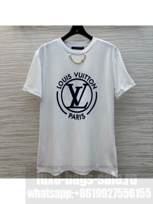 Louis Vuitton LV Cotton T-Shirt White 2025