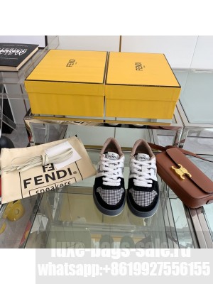 Fendi FENDI MATCH Unisex low-tops sneakers black