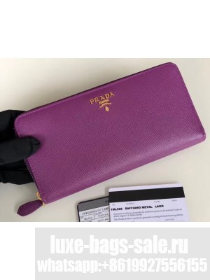 Prada Leather Zip Around Wallet 1ML506 10