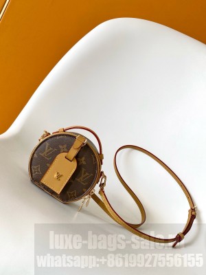 Louis Vuitton Original Monogram Canvas MINI BOITE CHAPEAU M44699