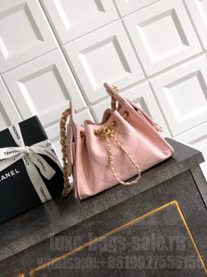 CHANEL 25 MINI HANDBAG AS5631 pink