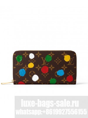 Louis Vuitton LV x YK Zippy Wallet M81864 Brown